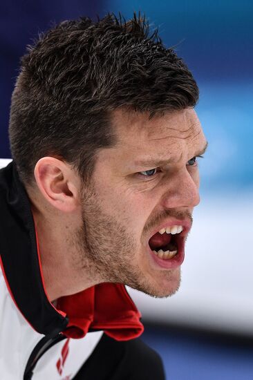 2018 Winter Olympics. Curling. Men. Day Five