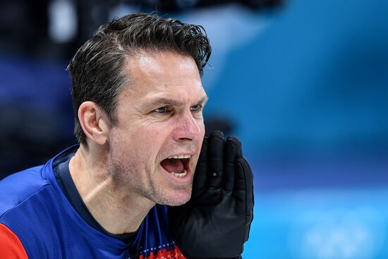 2018 Winter Olympics. Curling. Men. Day Five