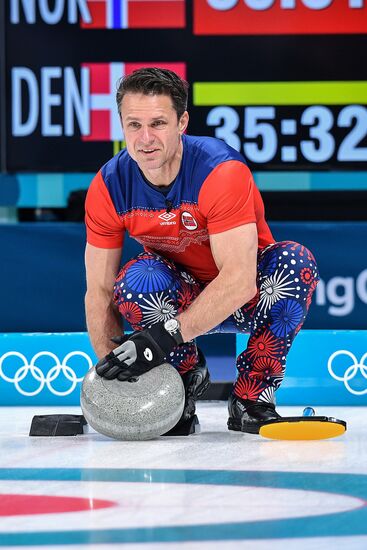 2018 Winter Olympics. Curling. Men. Day Five