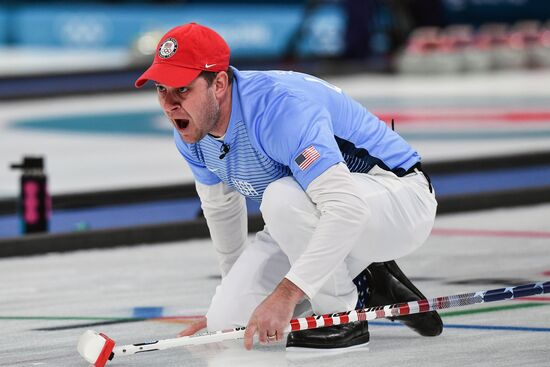 2018 Winter Olympics. Curling. Men. Day Five