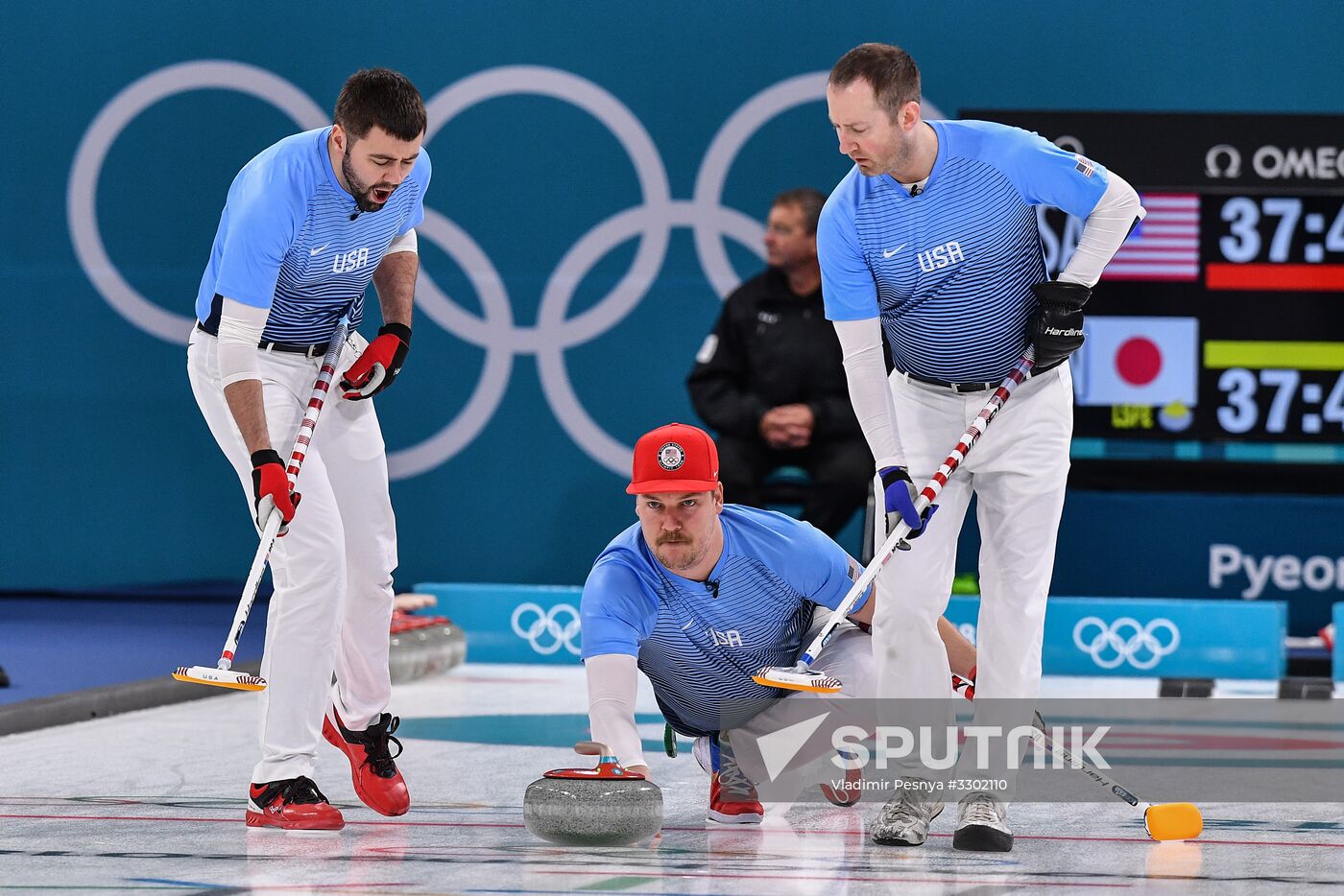 2018 Winter Olympics. Curling. Men. Day Five