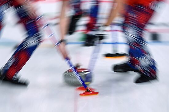2018 Winter Olympics. Curling. Men. Day Five