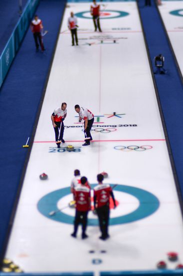 2018 Winter Olympics. Curling. Men. Day Five