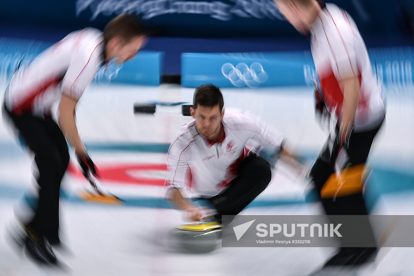 2018 Winter Olympics. Curling. Men. Day Five