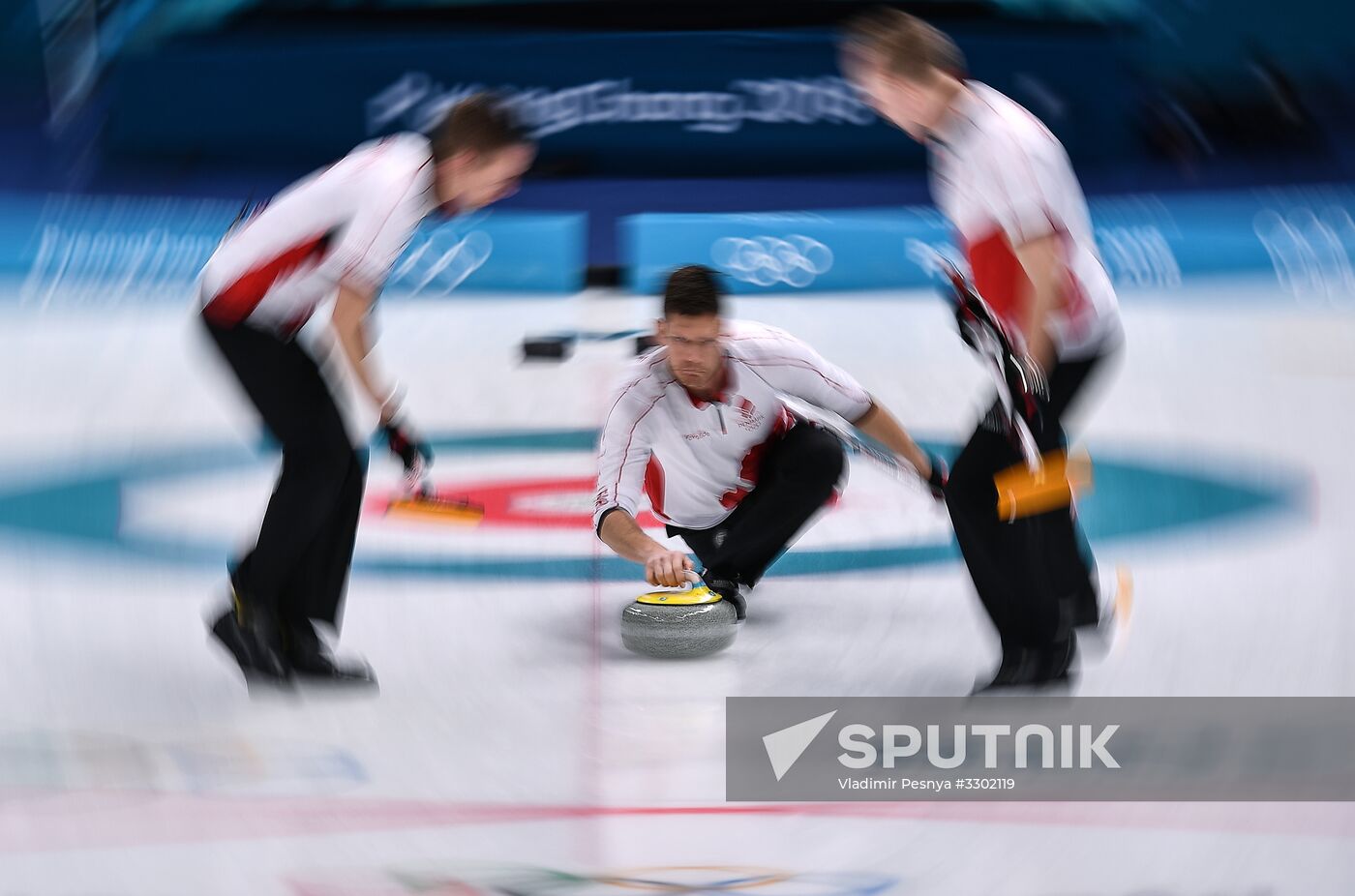 2018 Winter Olympics. Curling. Men. Day Five