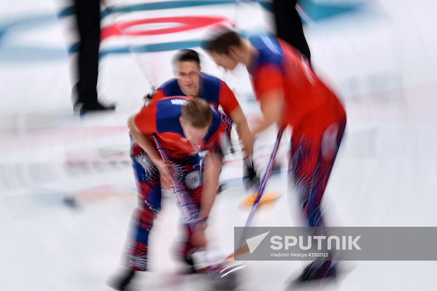 2018 Winter Olympics. Curling. Men. Day Five