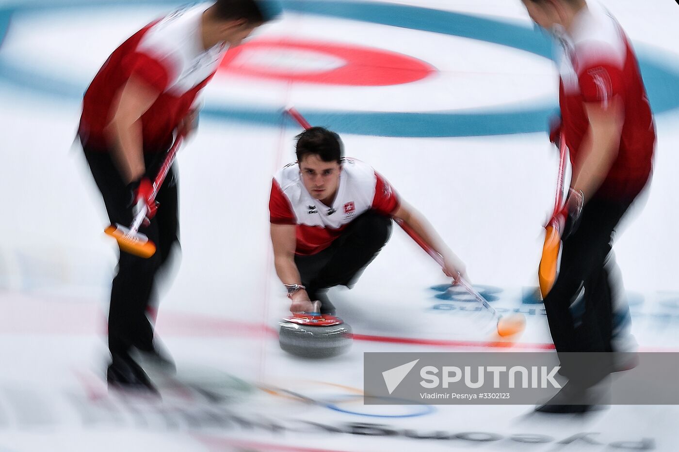 2018 Winter Olympics. Curling. Men. Day Five