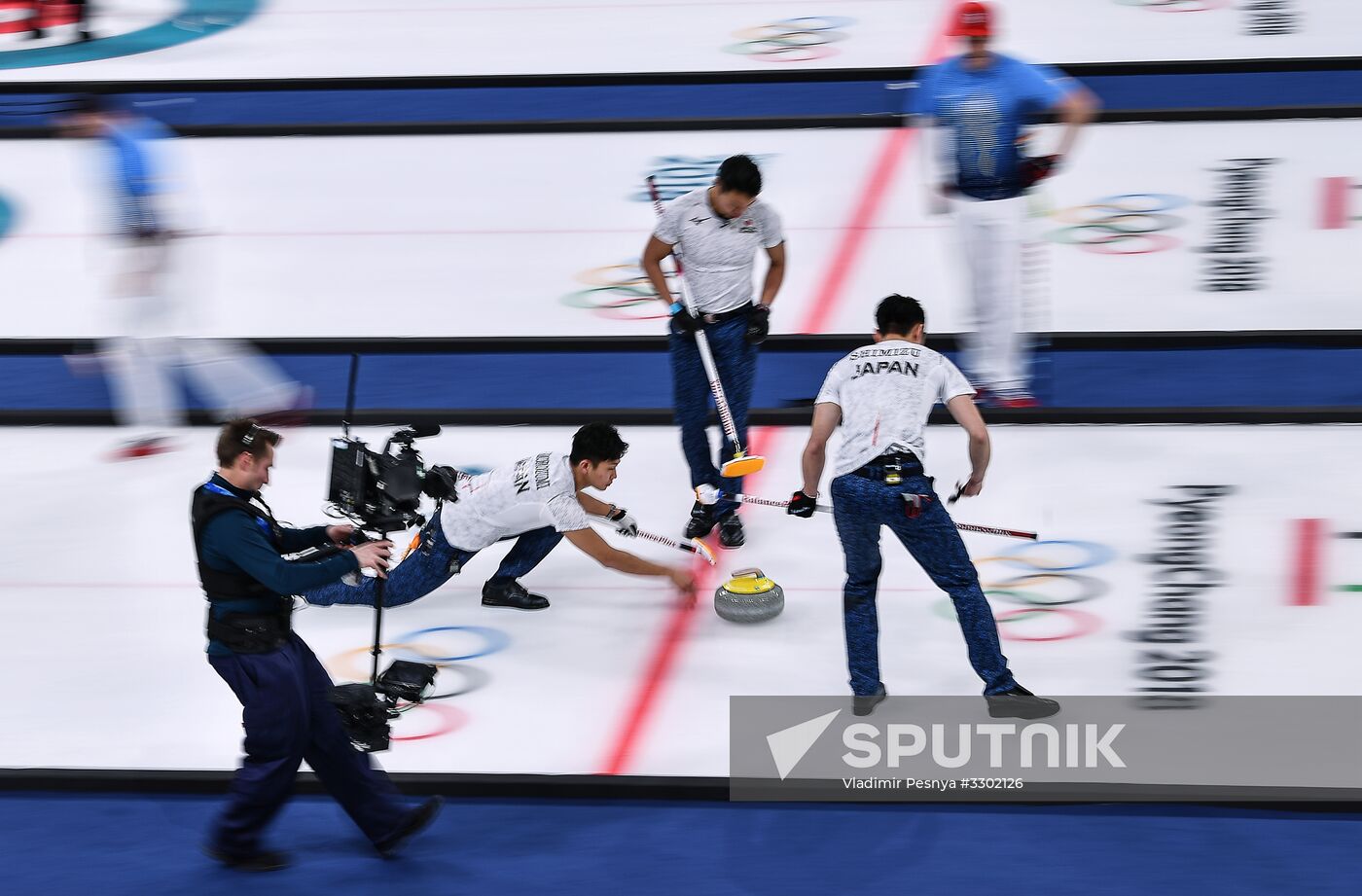 2018 Winter Olympics. Curling. Men. Day Five