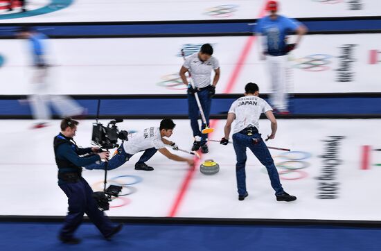 2018 Winter Olympics. Curling. Men. Day Five