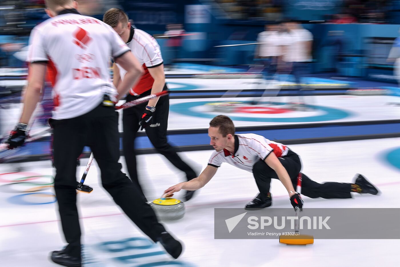 2018 Winter Olympics. Curling. Men. Day Five