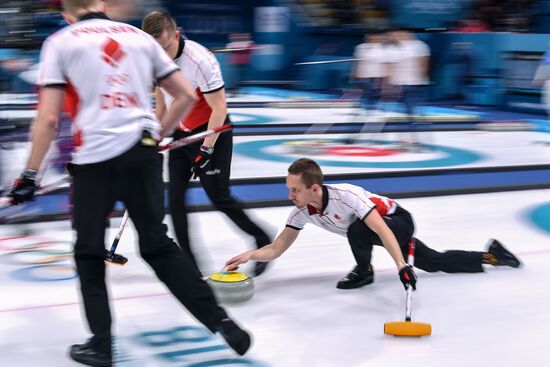 2018 Winter Olympics. Curling. Men. Day Five