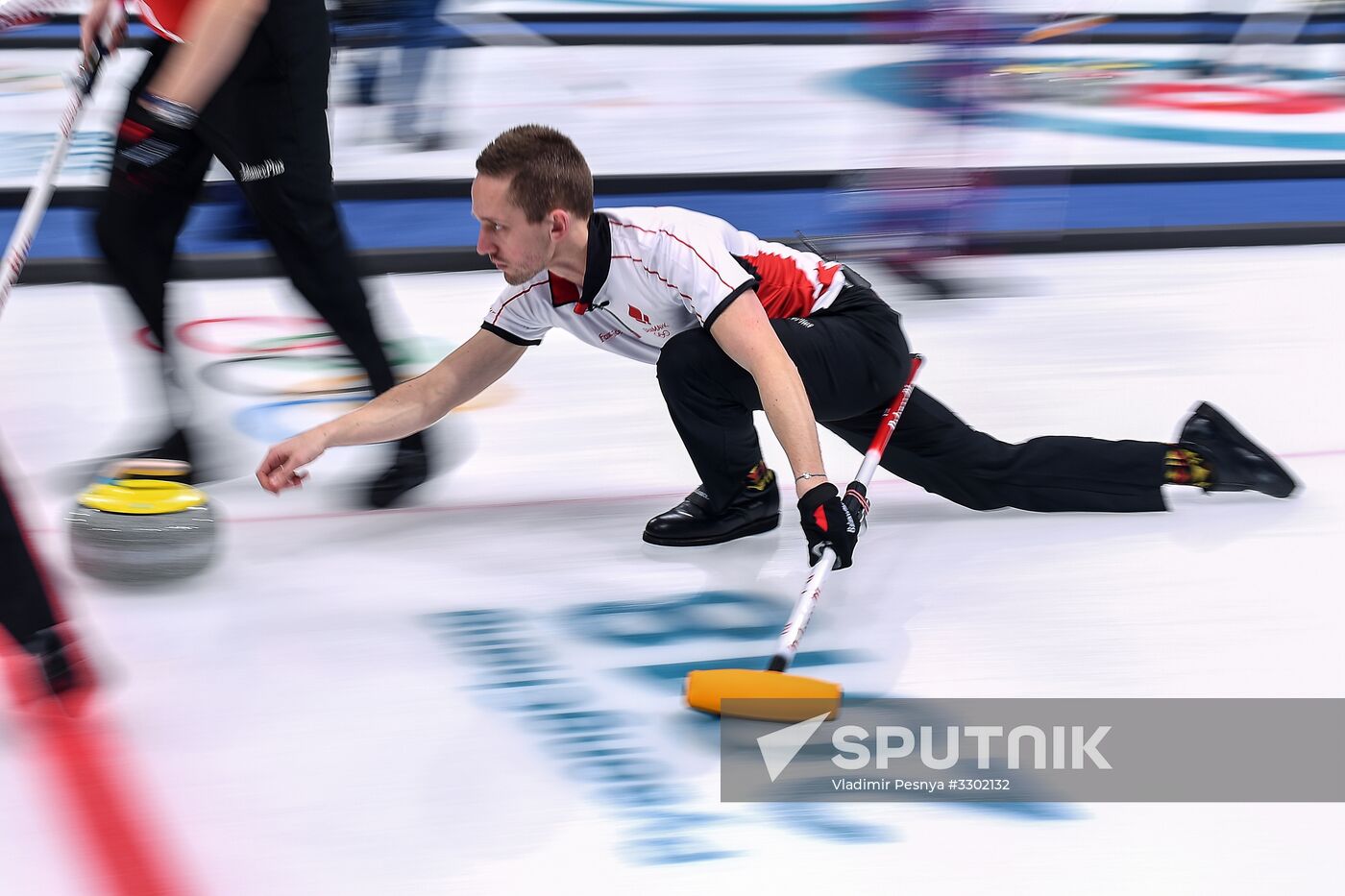 2018 Winter Olympics. Curling. Men. Day Five