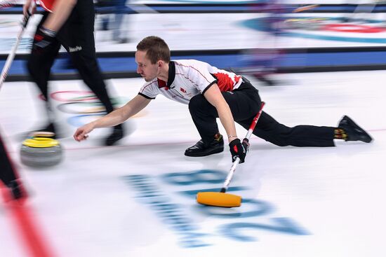 2018 Winter Olympics. Curling. Men. Day Five