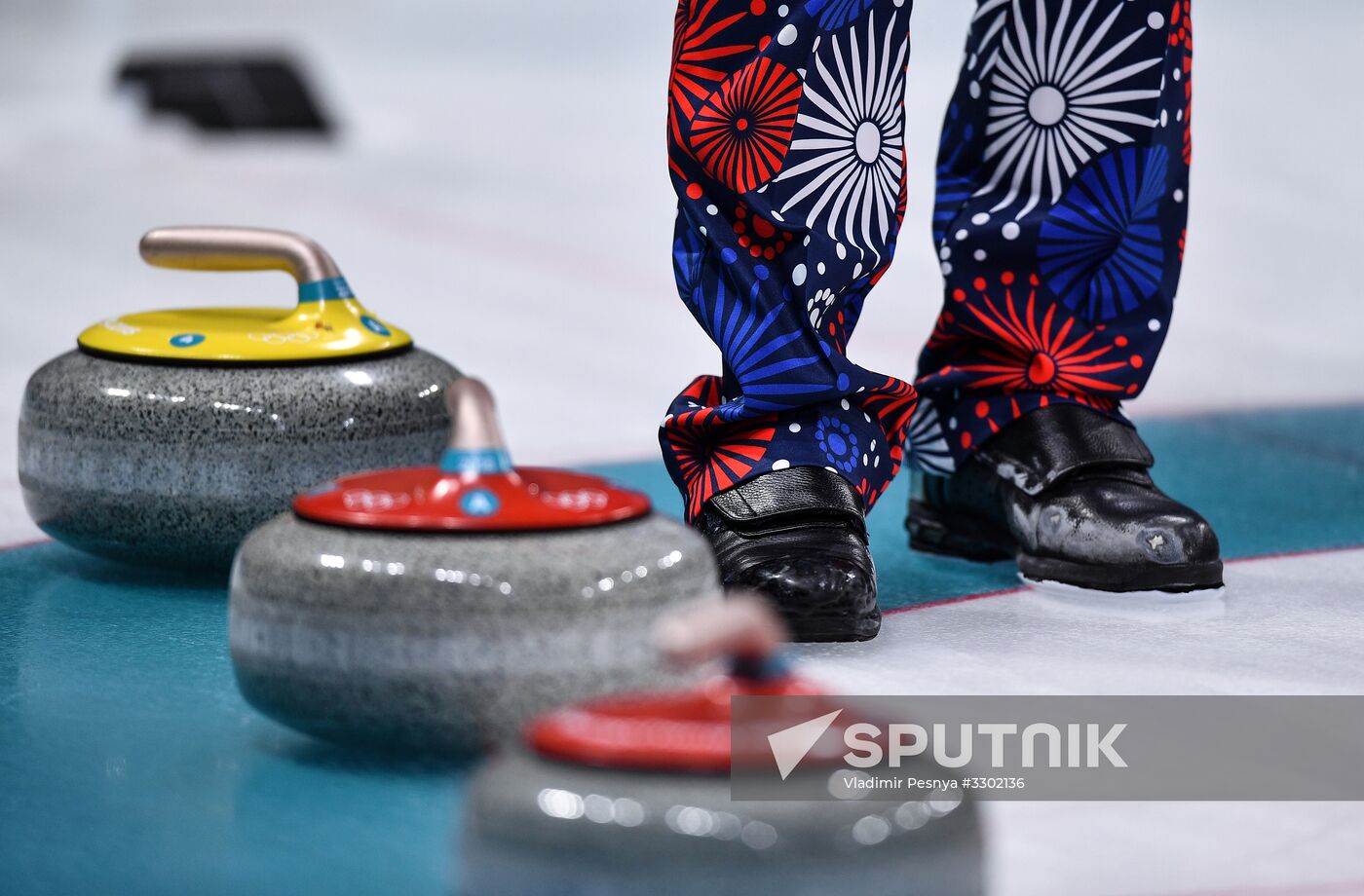 2018 Winter Olympics. Curling. Men. Day Five