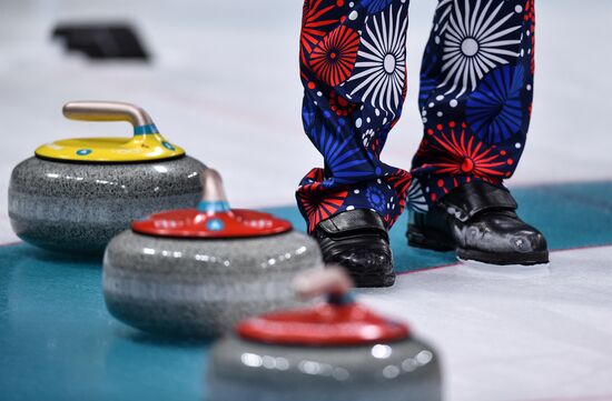2018 Winter Olympics. Curling. Men. Day Five