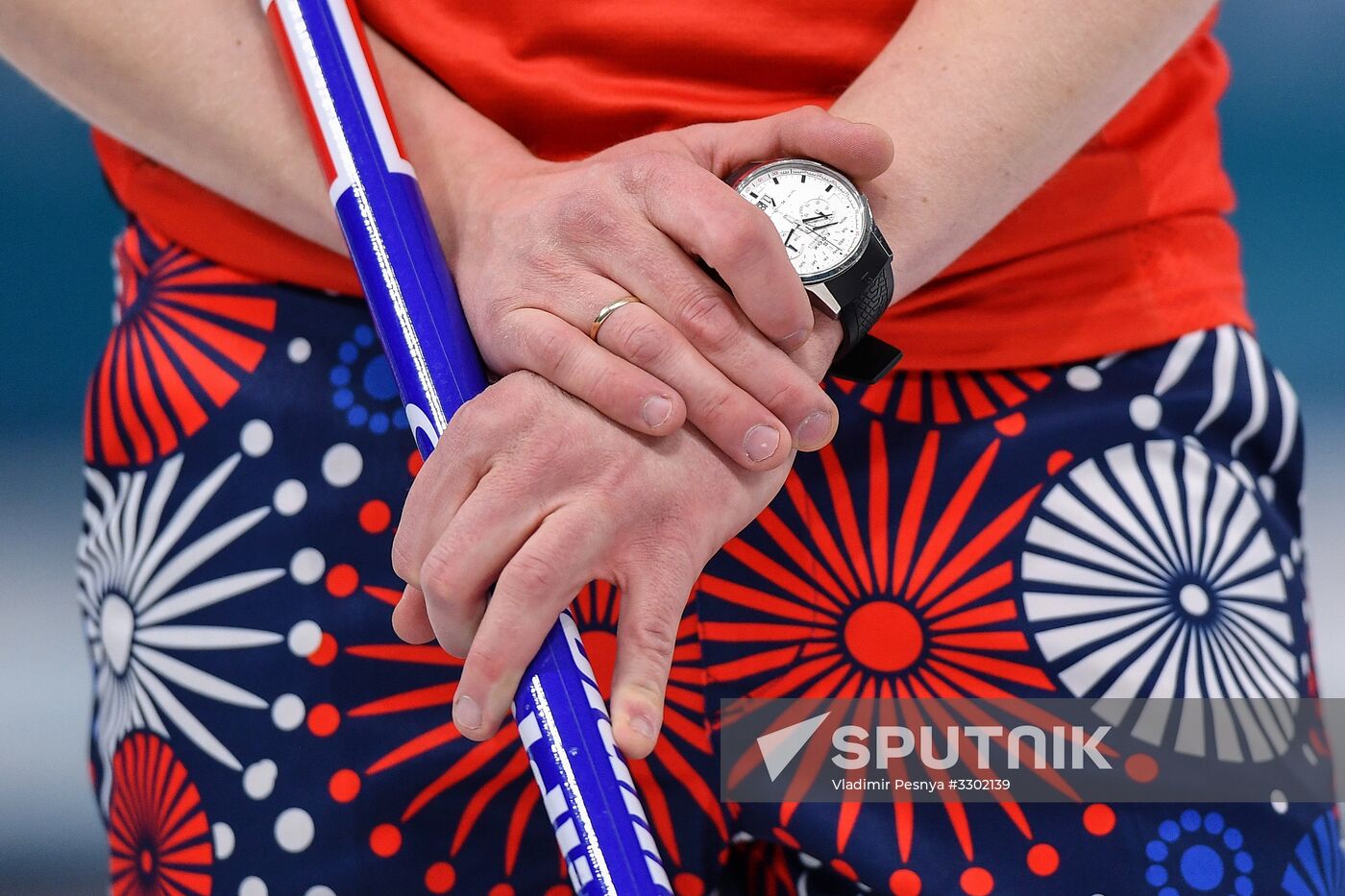 2018 Winter Olympics. Curling. Men. Day Five