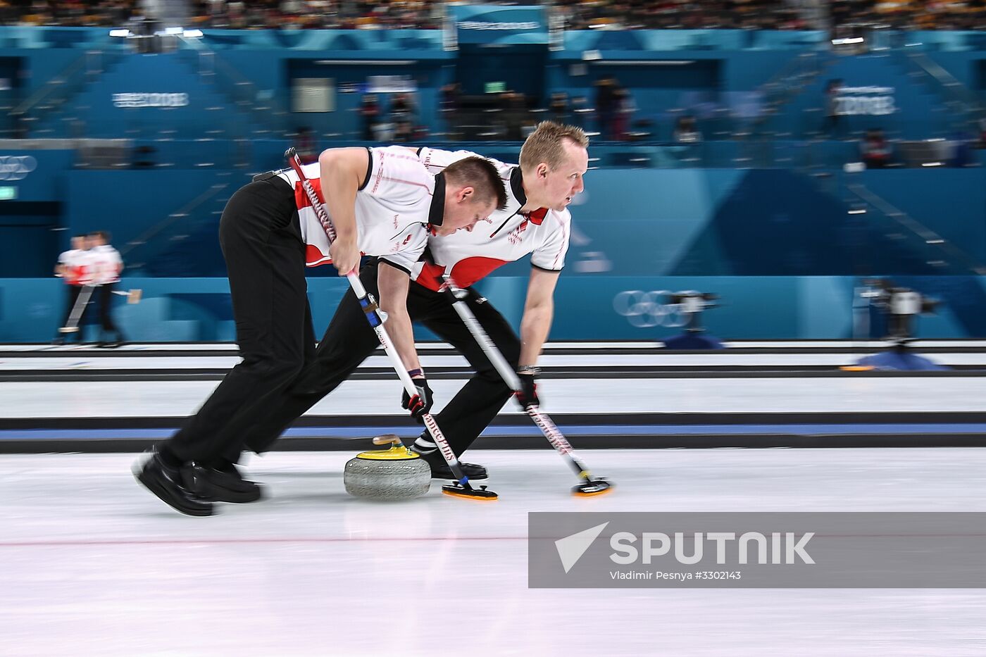 2018 Winter Olympics. Curling. Men. Day Five