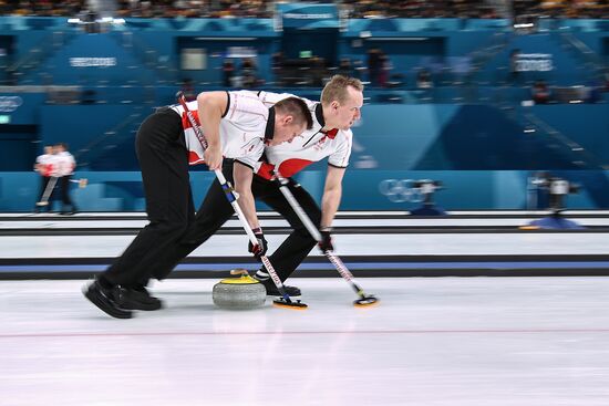 2018 Winter Olympics. Curling. Men. Day Five
