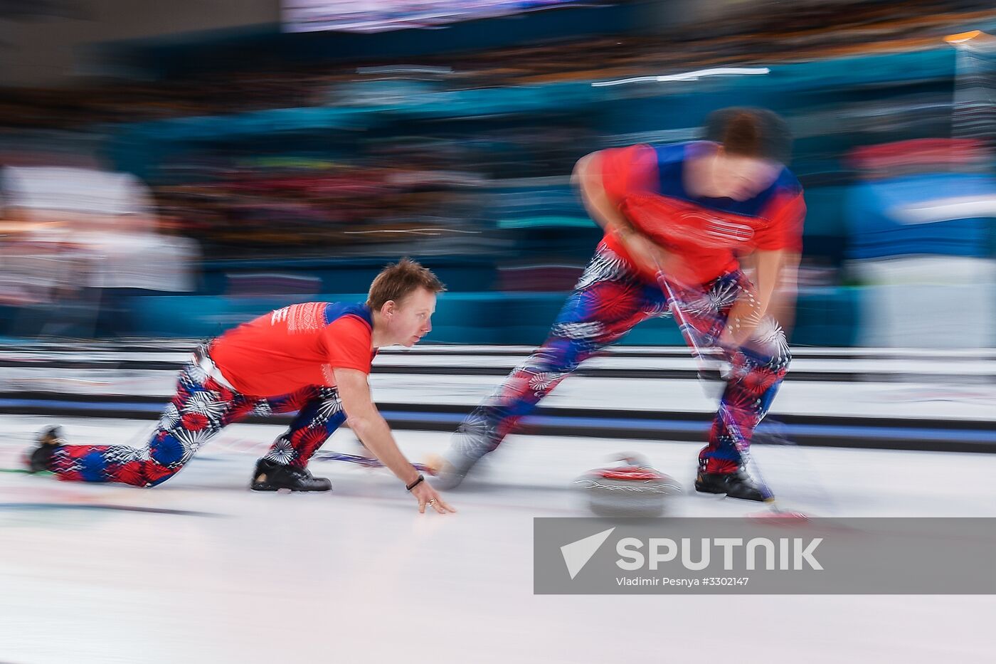 2018 Winter Olympics. Curling. Men. Day Five