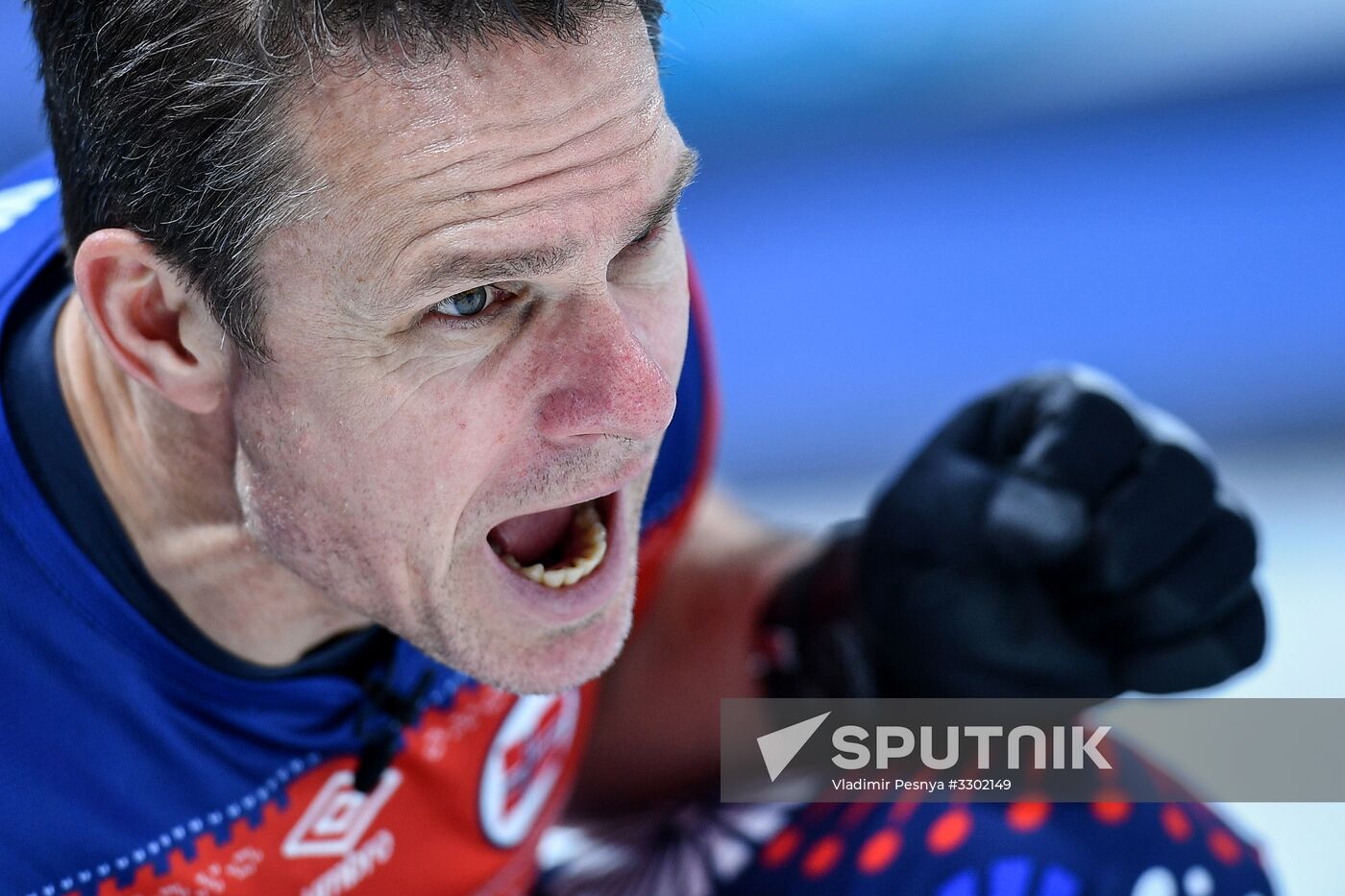 2018 Winter Olympics. Curling. Men. Day Five
