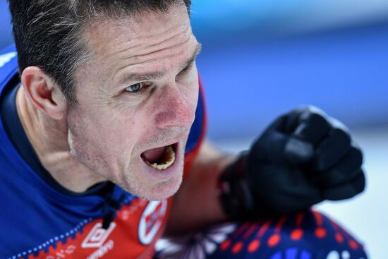 2018 Winter Olympics. Curling. Men. Day Five