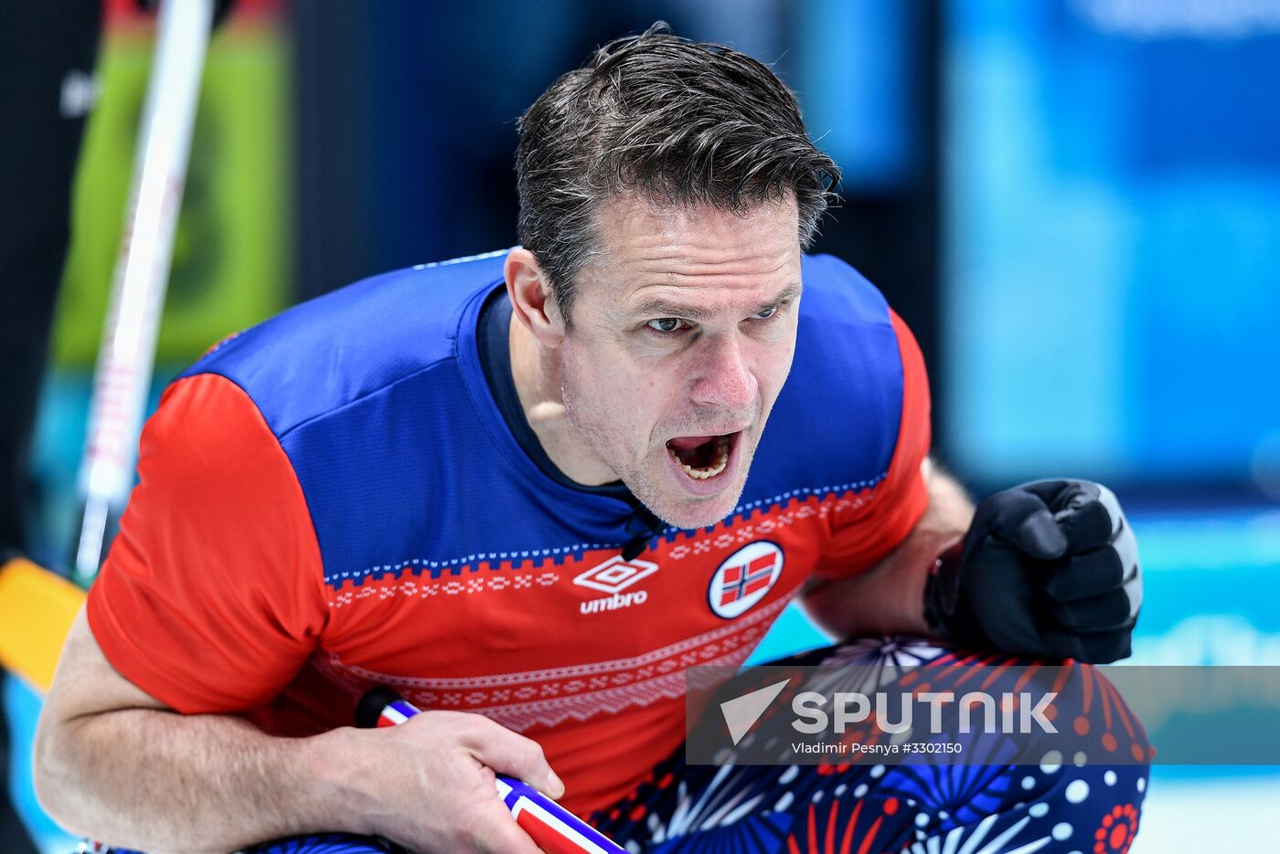 2018 Winter Olympics. Curling. Men. Day Five