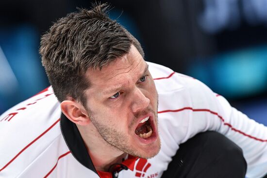2018 Winter Olympics. Curling. Men. Day Five