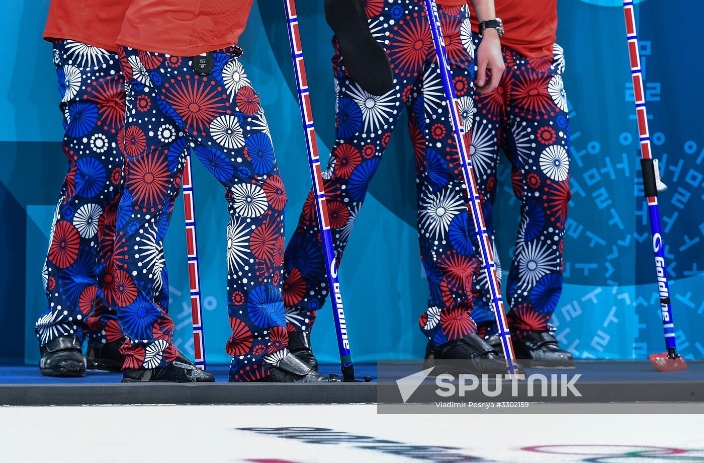 2018 Winter Olympics. Curling. Men. Day Five