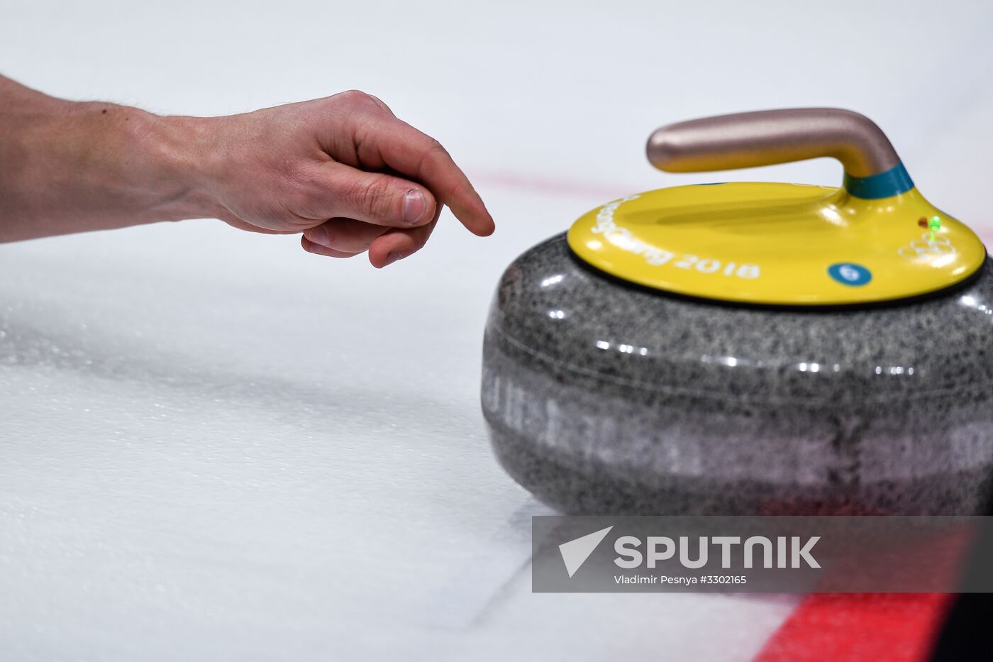 2018 Winter Olympics. Curling. Men. Day Five