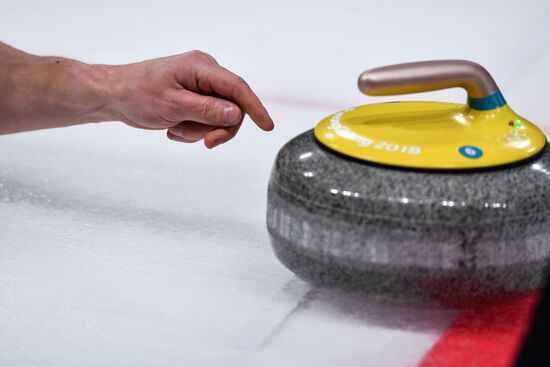 2018 Winter Olympics. Curling. Men. Day Five