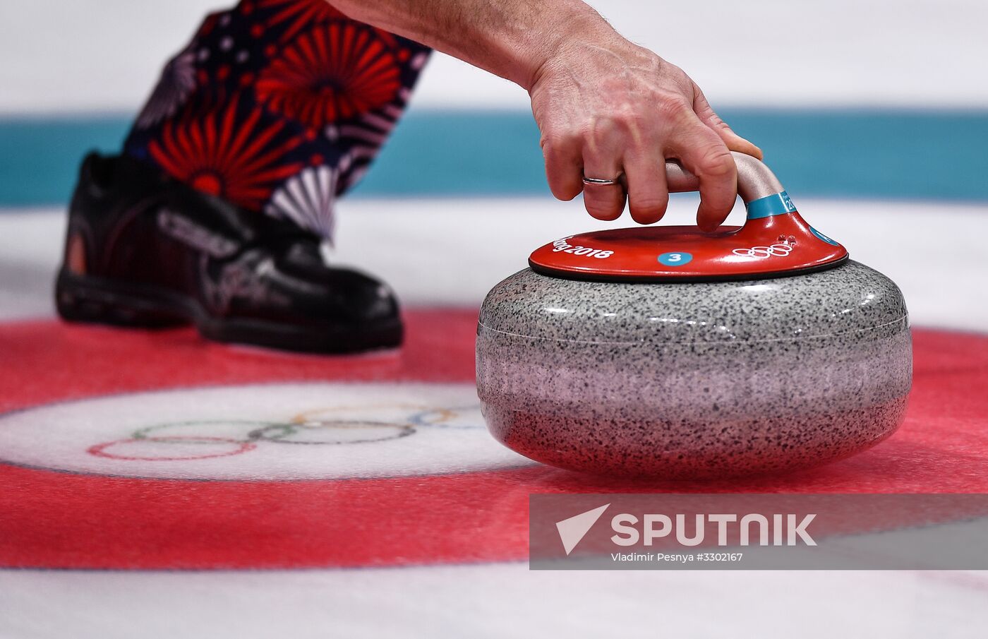 2018 Winter Olympics. Curling. Men. Day Five