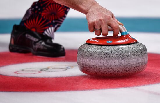 2018 Winter Olympics. Curling. Men. Day Five