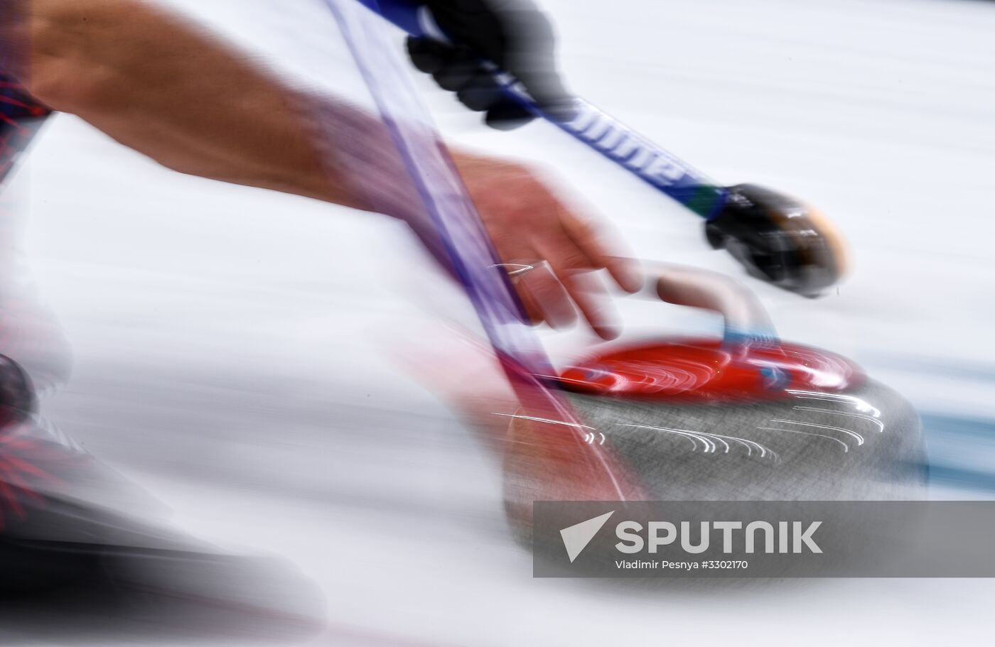 2018 Winter Olympics. Curling. Men. Day Five