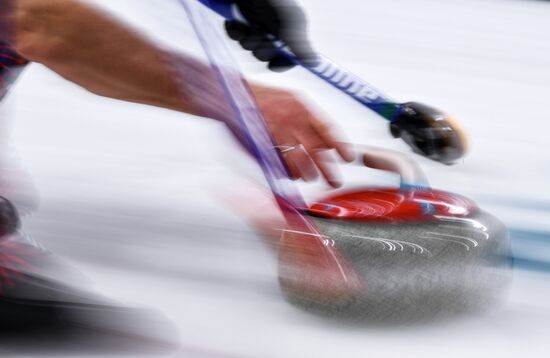 2018 Winter Olympics. Curling. Men. Day Five
