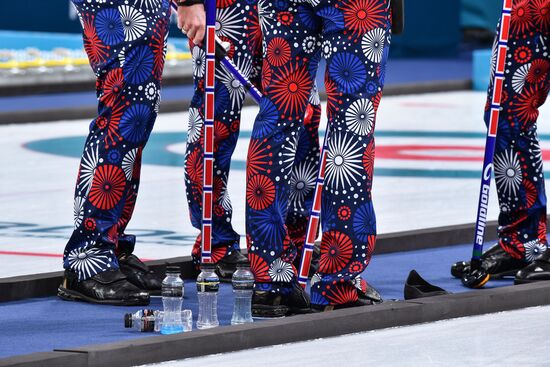 2018 Winter Olympics. Curling. Men. Day Five