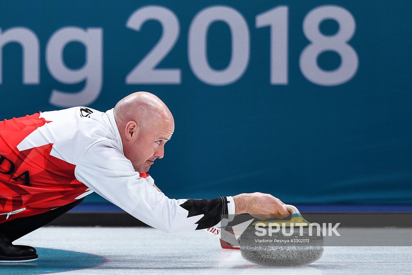2018 Winter Olympics. Curling. Men. Day Five