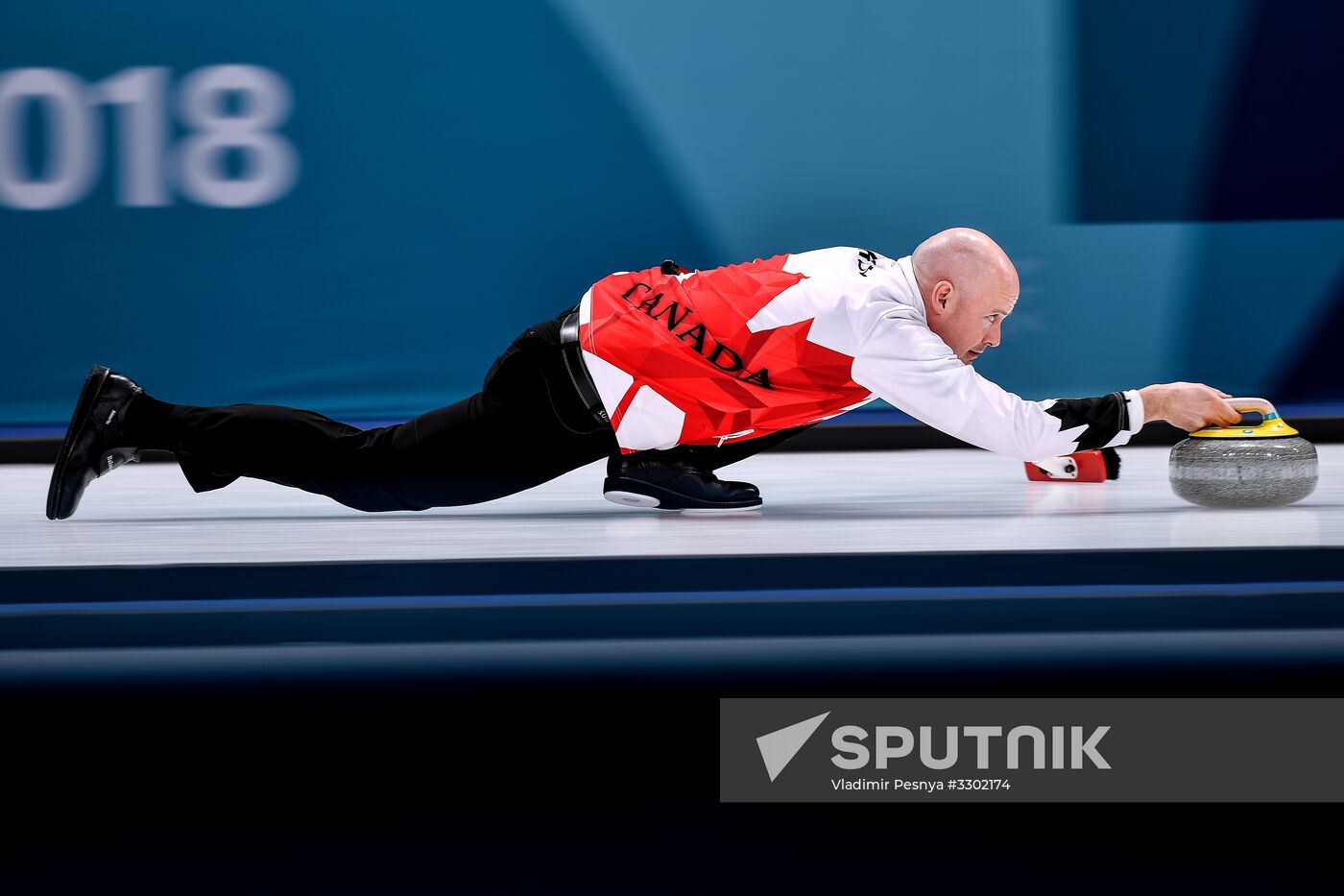 2018 Winter Olympics. Curling. Men. Day Five