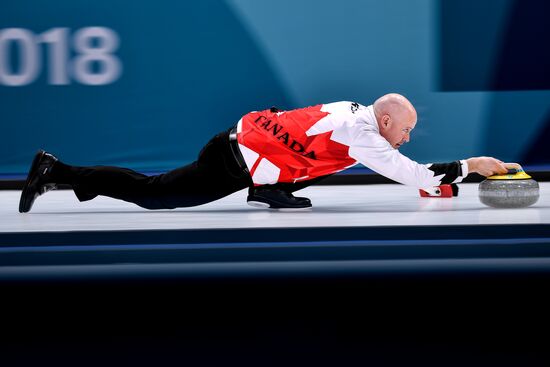 2018 Winter Olympics. Curling. Men. Day Five