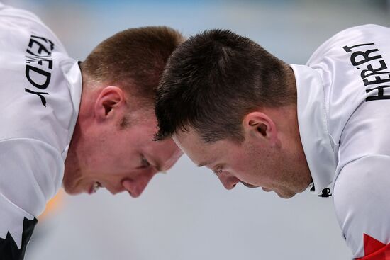 2018 Winter Olympics. Curling. Men. Day Five