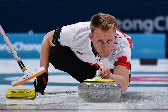 2018 Winter Olympics. Curling. Men. Day Five