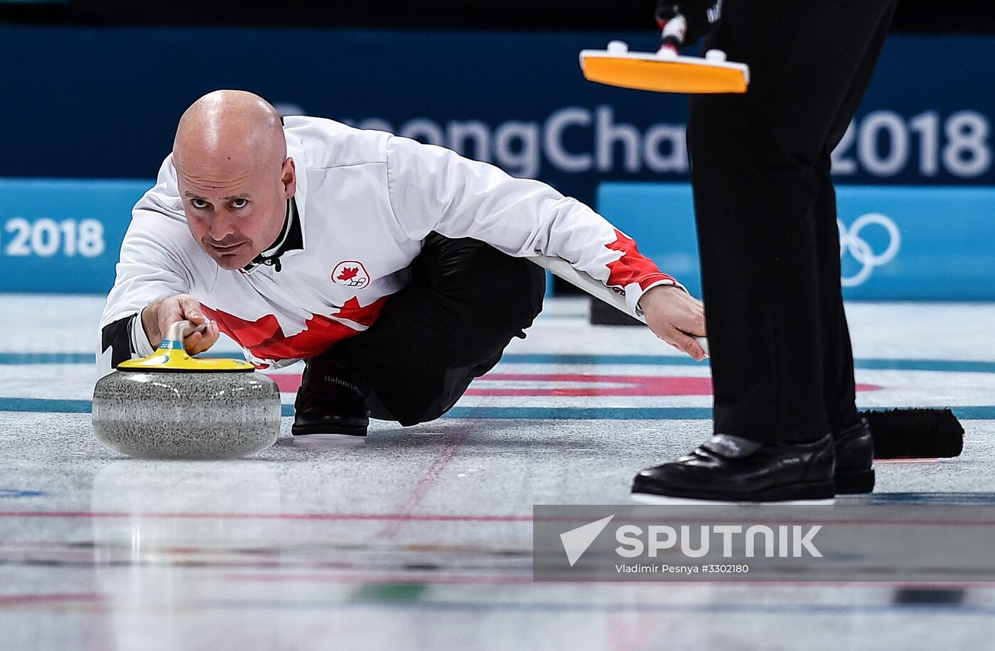 2018 Winter Olympics. Curling. Men. Day Five