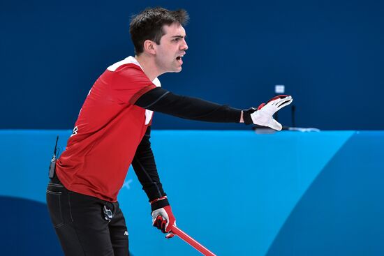 2018 Winter Olympics. Curling. Men. Day Five