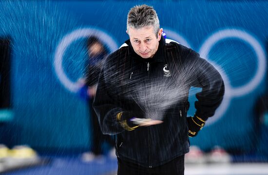 2018 Winter Olympics. Curling. Men. Day Five