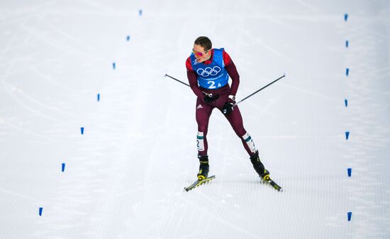 2018 Winter Olympics. Cross-country skiing. Men. Relay
