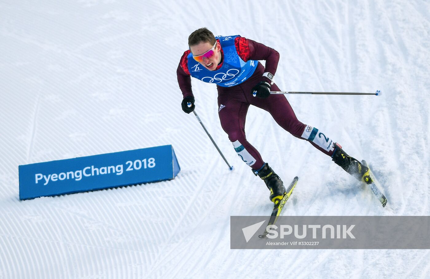 2018 Winter Olympics. Cross-country skiing. Men. Relay