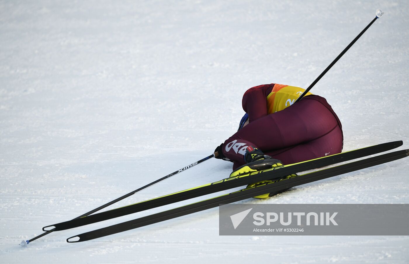 2018 Winter Olympics. Cross-country skiing. Men. Relay