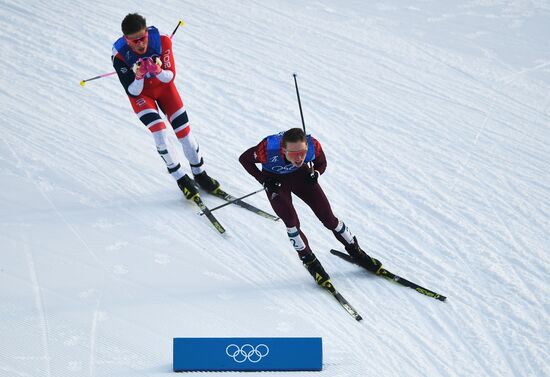 2018 Winter Olympics. Cross-country skiing. Men. Relay