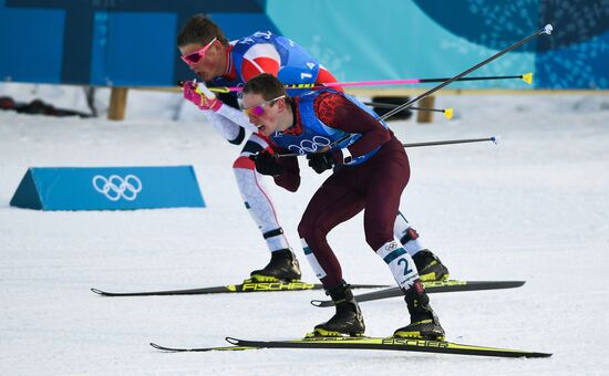 2018 Winter Olympics. Cross-country skiing. Men. Relay