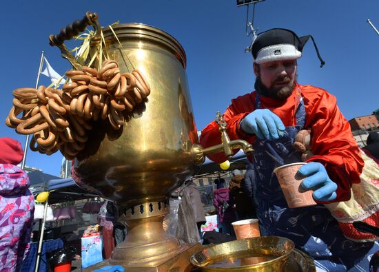 Celebration of Maslenitsa in Russian regions