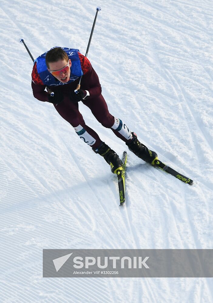 2018 Winter Olympics. Cross-country skiing. Men. Relay